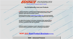 Desktop Screenshot of eospace.com